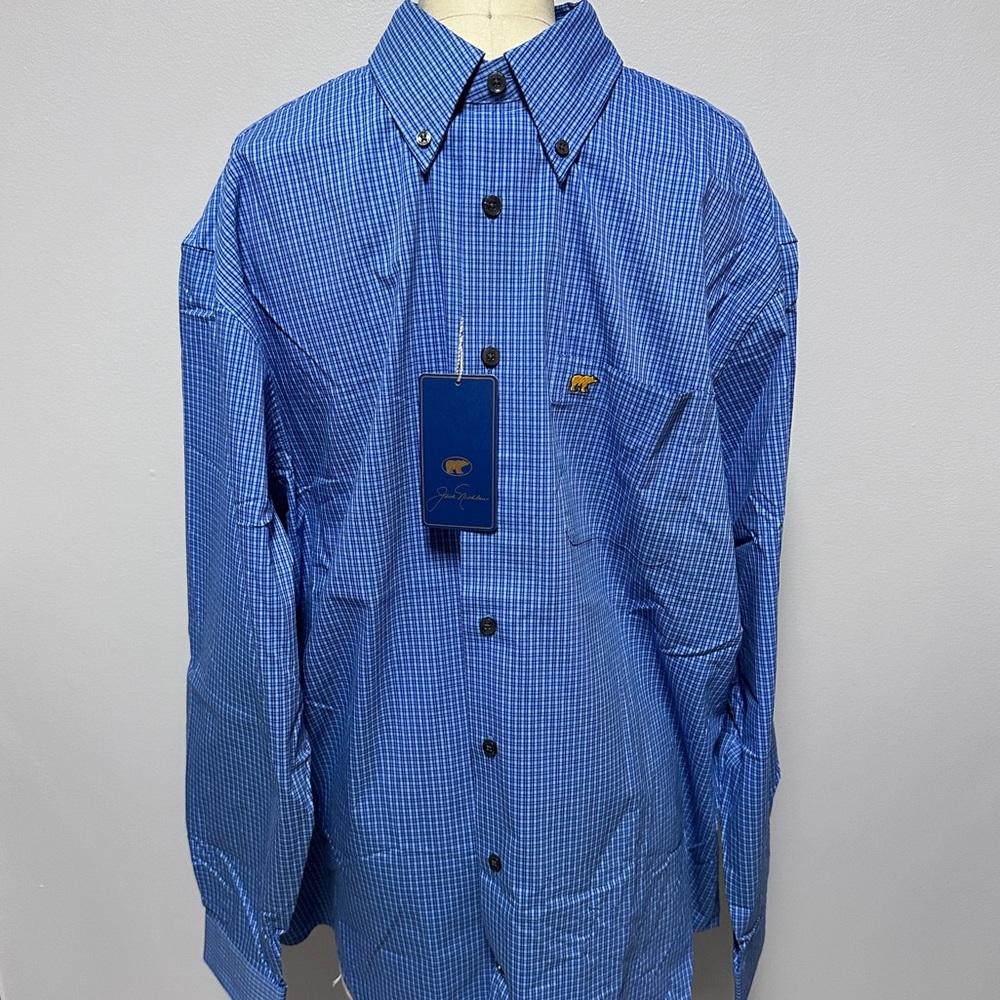 *NWT* Men's Jack Nicklaus LS Button Down Shirt, Size M